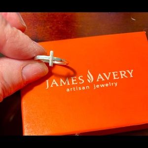 James Avery Horizon Cross Ring size 5